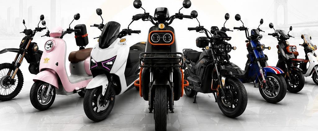 Linha completa de motos e scooters elétricas da JF Motos